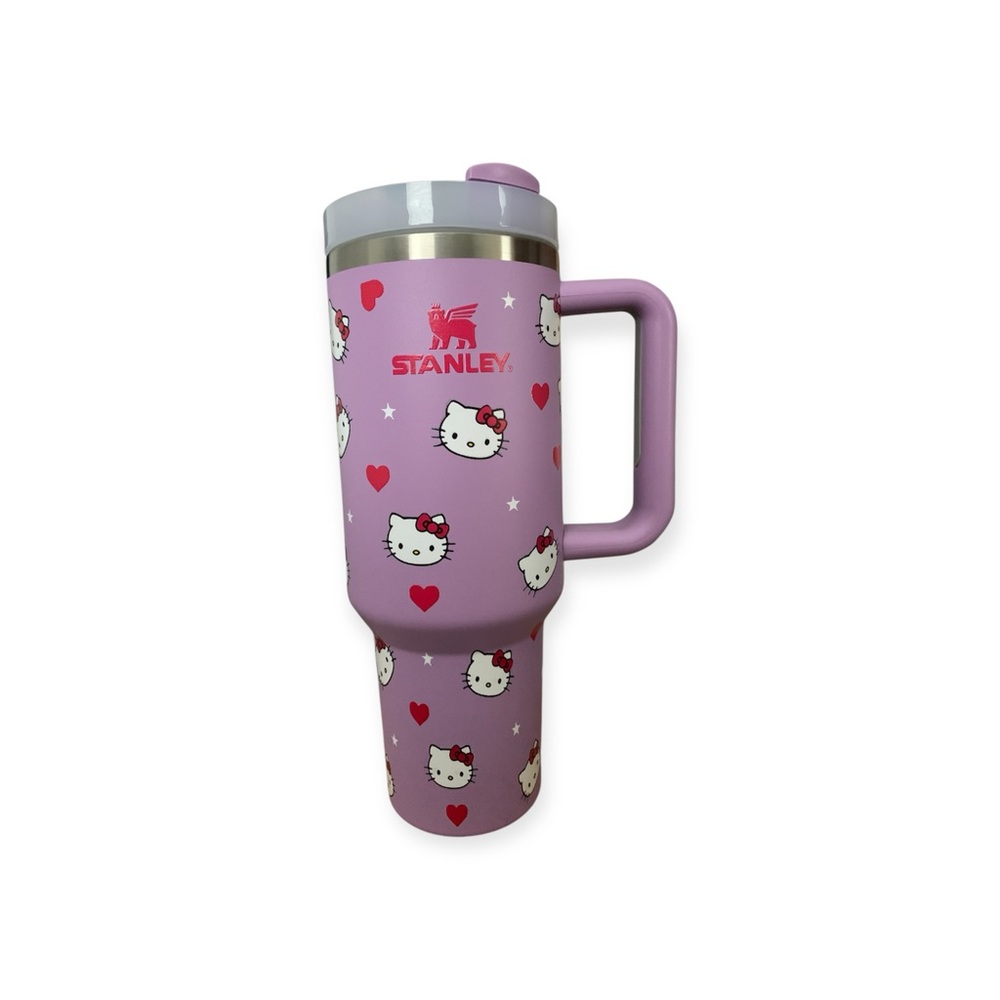 Stanley Purple Hello Kitty Tumbler